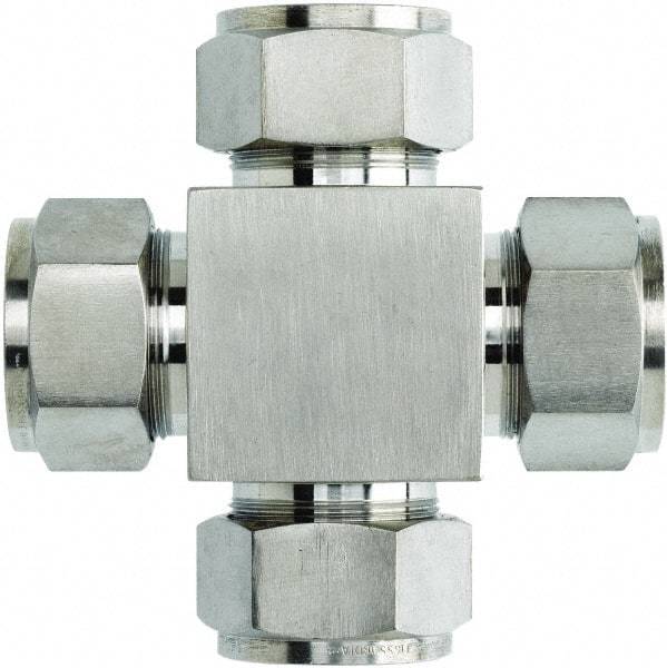 Brennan - 1" OD, Stainless Steel Cross - Tube OD Ends - All Tool & Supply