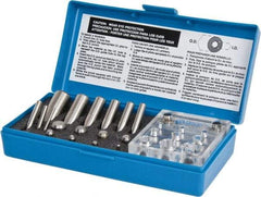 Precision Brand - 1/8 to 3/4 Inch Diameter Shim Punch and Die Set - 1/8, 3/16, 1/4, 5/16, 3/8, 7/16, 1/2, 5/8 and 3/4 Inch Diameter, 9 Piece - All Tool & Supply