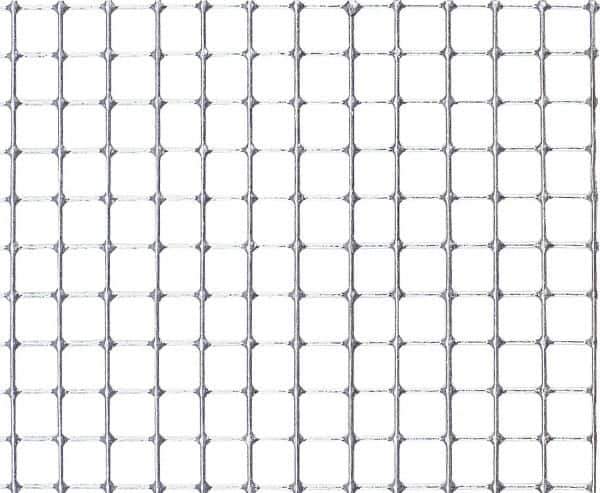 Value Collection - 18 Gage, 0.047 Inch Wire Diameter, 2 x 2 Mesh per Linear Inch, Stainless Steel, Welded Fabric Wire Cloth - 0.453 Inch Opening Width, 48 Inch Wide, Cut to Length - All Tool & Supply