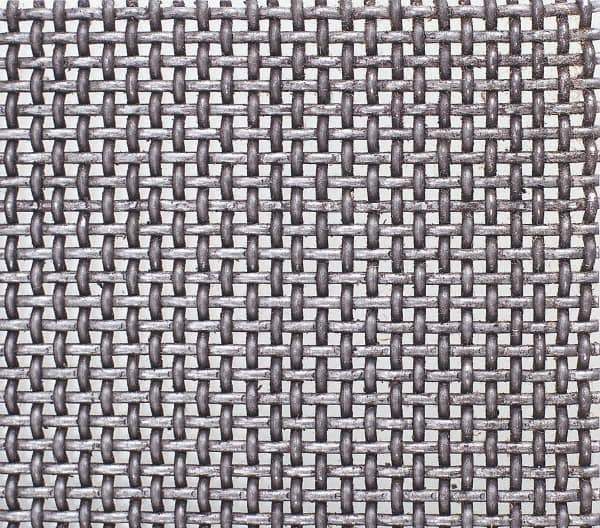 Value Collection - 39 Gage, 0.0075 Inch Wire Diameter, 60 x 60 Mesh per Linear Inch, Steel, Wire Cloth - 0.009 Inch Opening Width, 48 Inch Wide, Cut to Length - All Tool & Supply