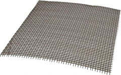 Value Collection - 16 Gage, 0.063 Inch Wire Diameter, 4 x 4 Mesh per Linear Inch, Steel, Wire Cloth - 0.187 Inch Opening Width, 12 Inch Wide x 12 Inch Stock Length - All Tool & Supply