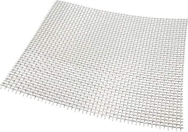 Value Collection - 16 Gage, 0.063 Inch Wire Diameter, 4 x 4 Mesh per Linear Inch, Stainless Steel, Wire Cloth - 0.187 Inch Opening Width, 12 Inch Wide x 12 Inch Stock Length - All Tool & Supply