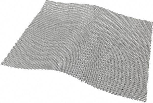 Value Collection - 22 Gage, 0.028 Inch Wire Diameter, 8 x 8 Mesh per Linear Inch, Stainless Steel, Wire Cloth - 0.097 Inch Opening Width, 12 Inch Wide x 12 Inch Stock Length - All Tool & Supply