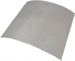 Value Collection - 20 Gage, 0.035 Inch Wire Diameter, 4 x 4 Mesh per Linear Inch, Stainless Steel, Milling Grade Wire Cloth - 0.215 Inch Opening Width, 12 Inch Wide x 12 Inch Stock Length - All Tool & Supply