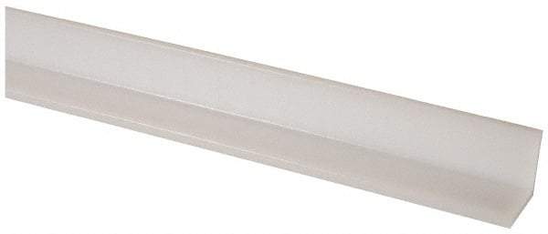 Made in USA - 1/4 Inch Thick, Polyethylene (UHMW), Strip Angle Wear Strip - 1-1/2 Inch Wide - All Tool & Supply