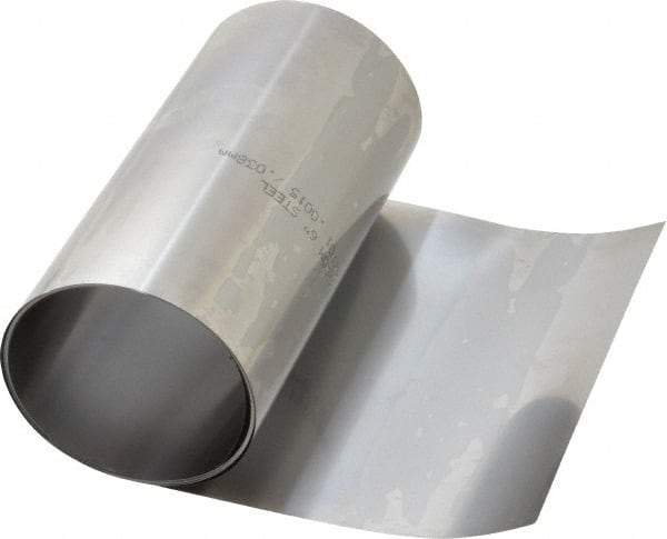 Made in USA - 15 Ft. Long x 6 Inch Wide x 0.0015 Inch Thick, Roll Shim Stock - Steel - All Tool & Supply