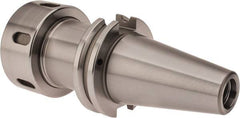 Accupro - 3/64" to 1" Capacity, 3.54" Projection, CAT40 Taper Shank, TG/PG 100 Collet Chuck - 0.0002" TIR, Through-Spindle & DIN Flange Coolant - Exact Industrial Supply