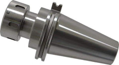 Accupro - 3/64" to 1" Capacity, 3-1/2" Projection, CAT50 Taper Shank, TG/PG 100 Collet Chuck - 0.0002" TIR, Through-Spindle & DIN Flange Coolant - Exact Industrial Supply