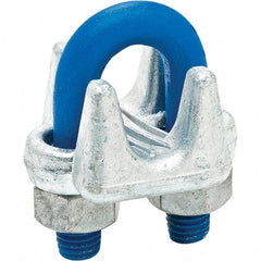 Campbell - 3/8" Wire Rope Clips - 7/16-14, Steel, Galvanized - All Tool & Supply