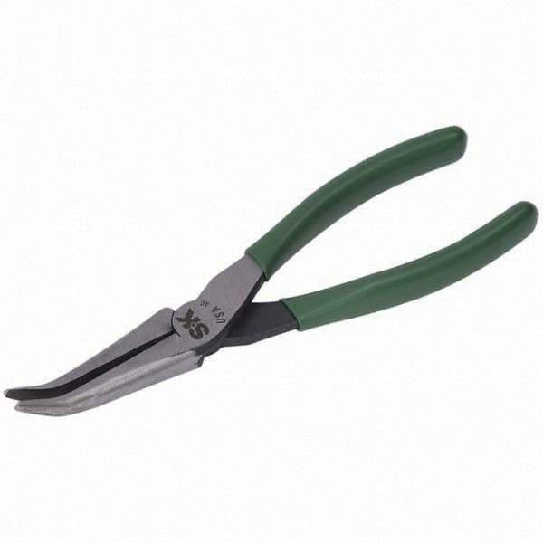 SK - Bent Nose Pliers - 7" W/O CUTTER CURVED NOSE PLIER - All Tool & Supply