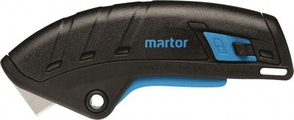 Martor USA - Retractable Utility Knife - Black & Blue Handle - All Tool & Supply