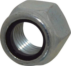 Value Collection - 3/4-10 UNC Grade 5 Hex Lock Nut with Nylon Insert - 1-1/16" Width Across Flats, 7/8" High, Zinc Trivalent Chromate Finish - All Tool & Supply