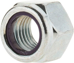 Value Collection - 3/4-10 UNC Grade B Hex Lock Nut with Nylon Insert - 1-1/16" Width Across Flats, 7/8" High, Zinc-Plated Finish - All Tool & Supply