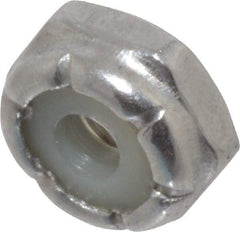 Value Collection - #6-32 UNC 18-8 Hex Lock Nut with Nylon Insert - 5/16" Width Across Flats, 9/64" High - All Tool & Supply