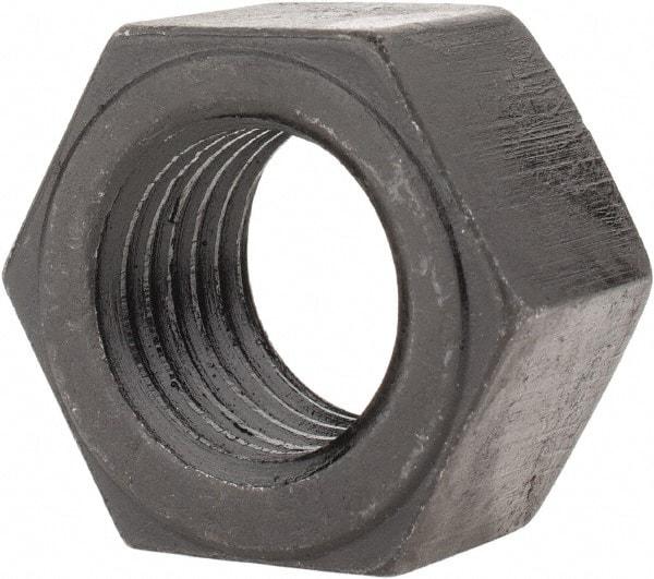 Value Collection - 1-1/4 - 7 UNC Steel Right Hand Hex Nut - 1-7/8" Across Flats, 1-1/16" High, Uncoated - All Tool & Supply