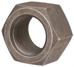 Value Collection - 1-1/4 - 12 UNF Steel Right Hand Hex Nut - 1-7/8" Across Flats, 1.094" High, Uncoated - All Tool & Supply