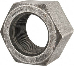 Value Collection - 1-1/2 - 12 UNF Steel Right Hand Hex Nut - 2-1/4" Across Flats, 1.317" High, Uncoated - All Tool & Supply