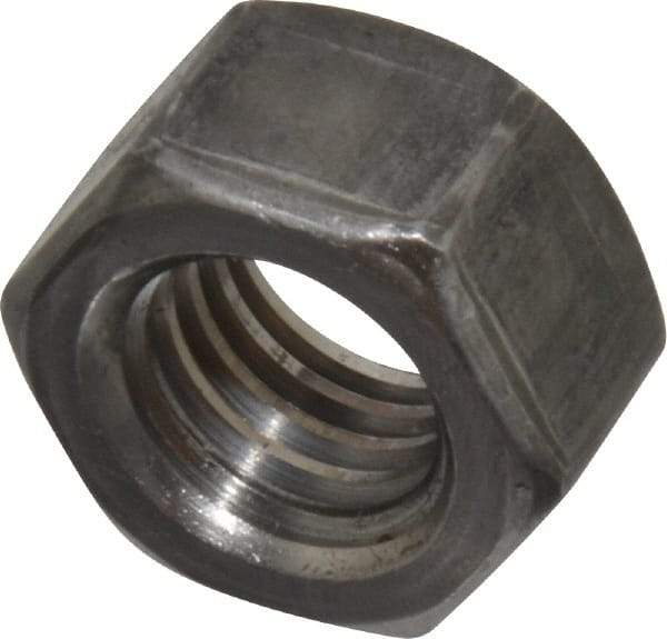 Value Collection - 5/8-11 UNC Steel Right Hand Hex Nut - 15/16" Across Flats, 35/64" High, Uncoated - All Tool & Supply