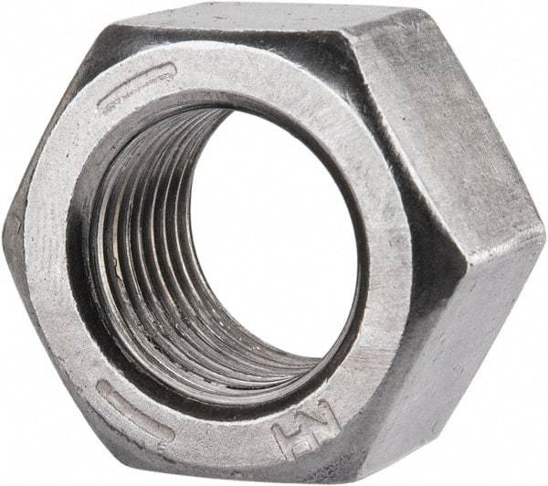 Value Collection - 5/8-18 UNF Steel Right Hand Hex Nut - 15/16" Across Flats, 35/64" High, Uncoated - All Tool & Supply