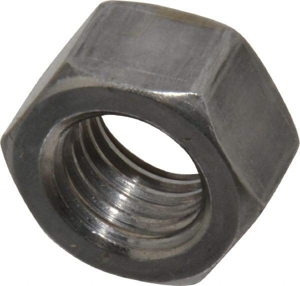 Value Collection - 3/4-10 UNC Steel Right Hand Hex Nut - 1-1/8" Across Flats, 41/64" High, Uncoated - All Tool & Supply