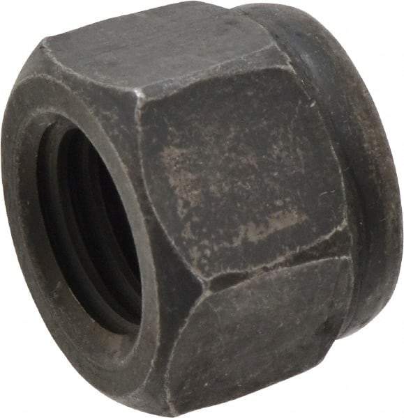 Value Collection - 5/8-11 UNC Grade 8 Hex Lock Nut with Nylon Insert - 15/16" Width Across Flats, 3/4" High, Uncoated - All Tool & Supply