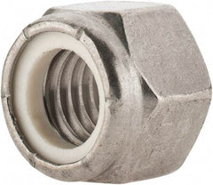 Value Collection - 5/8-11 UNC 316 Hex Lock Nut with Nylon Insert - 15/16" Width Across Flats, 3/4" High, Uncoated - All Tool & Supply