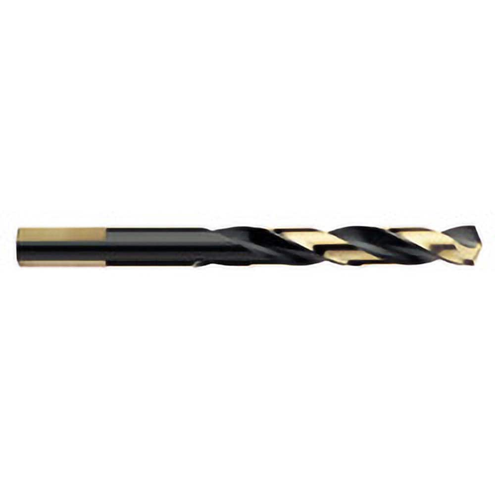 Titan USA - Maintenance Drill Bits; Drill Bit Size (Decimal Inch): 0.4844 ; Drill Bit Size (Inch): 31/64 ; Drill Point Angle: 135 ; Drill Bit Material: High Speed Steel ; Drill Bit Finish/Coating: Black Oxide; Gold ; Shank Type: Straight - Exact Industrial Supply