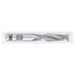 3/4 Dia. x 4-1/2 Overall Length 2-Flute Square End HSS-CO SE End Mill-Round Shank-Center Cutting-Uncoated - All Tool & Supply