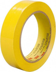 3M - 36 Yds. x 1", Yellow Polyethylene Film Tape - 483 Series, 5 mil Thick, 10 Lb./Inch Tensile Strength - All Tool & Supply