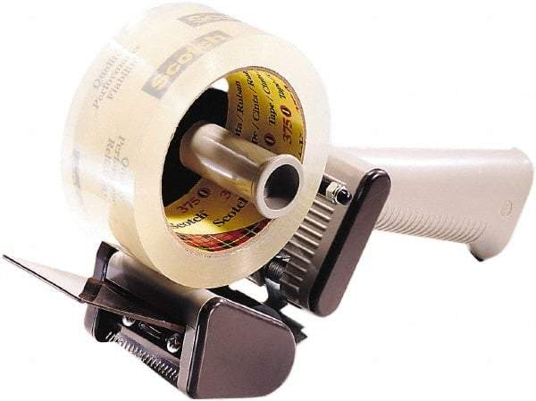 3M - 2" Wide, Pistol Grip Style, Handheld Tape Dispenser - For Use with Box Sealing Tape - All Tool & Supply