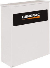 Generac Power - 3 Phase, 277/480 Input Volt, 100 Amp, Automatic Transfer Switch - 3R NEMA Rated, Aluminum, 24 Inch Wide x 10 Inch Deep x 36.1 Inch High, Automatic Exerciser, Electrically Operated, IEC 60947-6-1 - All Tool & Supply