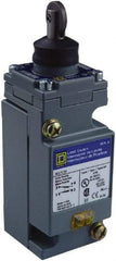 Square D - DPDT, 2NC/2NO, 600 Volt, Screw Terminal, Roller Plunger Actuator, General Purpose Limit Switch - 1, 2, 4, 6, 12, 13, 6P NEMA Rating, IP67 IPR Rating - All Tool & Supply