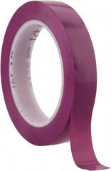 3M - Purple Solid Color Vinyl Tape - 3/4" Wide x 108' Long x 5.2 mil Thick, General Traffic - All Tool & Supply