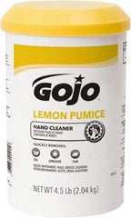 GOJO - 4.5 Lb Dispenser Refill Cream Waterless Hand Cleaner - White, Lemon Scent - All Tool & Supply