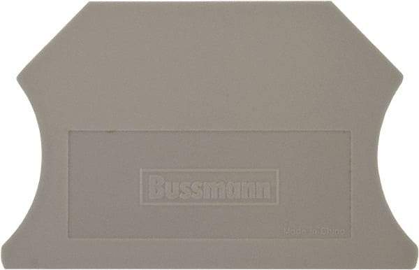 Cooper Bussmann - 2" High x 2.4" Long, Terminal Block End Cover - Use with DIS10 Series, DP25 , DP35, DP45, DP60 Terminal Blocks - All Tool & Supply