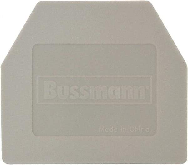 Cooper Bussmann - 1.18" High x 0.8" Long, Terminal Block End Cover - Use with DM20-GY Terminal Blocks - All Tool & Supply