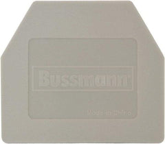 Cooper Bussmann - 1.18" High x 0.8" Long, Terminal Block End Cover - Use with DM20-GY Terminal Blocks - All Tool & Supply