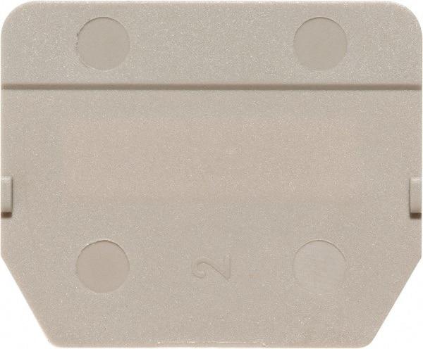 Cooper Bussmann - 2" High x 2.4" Long, Terminal Block Partition Plate - Use with DS50 Series Terminal Blocks - All Tool & Supply