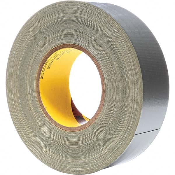 3M - 60 Yd x 2" x 11.7 mil Silver Polyethylene Cloth Duct Tape - All Tool & Supply