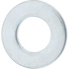 Value Collection - 3/8" Screw, Steel SAE Flat Washer - 13/32" ID x 13/16" OD, 1/16" Thick, Zinc-Plated Finish - All Tool & Supply