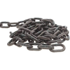 Peerless Chain - 1/4" Welded High Test Chain - 5,400 Lb Capacity, Grade 40, 134' Long, Hot Galvanized Finish - All Tool & Supply