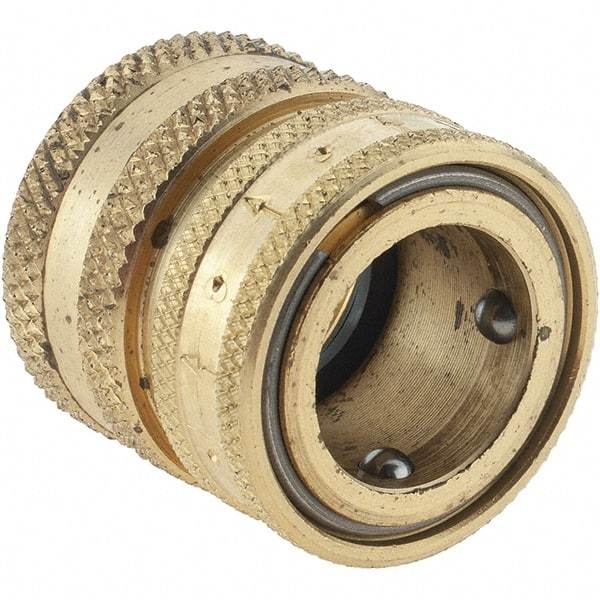 Parker - 3/4 Garden Hose Coupler - Brass & Stainless Steel, Female Connector - All Tool & Supply