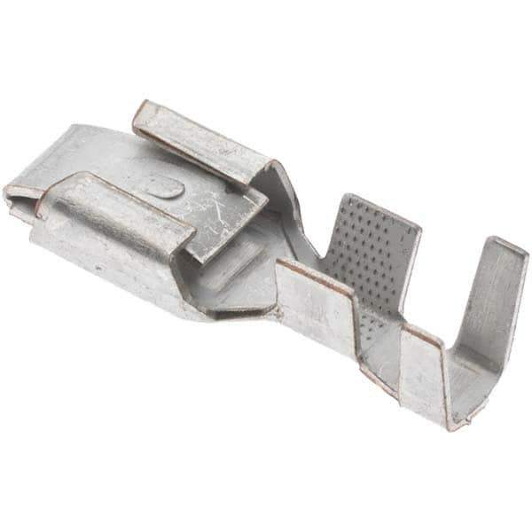 Import - Noninsulated Female Tab Terminal - Push In Connection, 12 to 10 AWG Compatible - All Tool & Supply