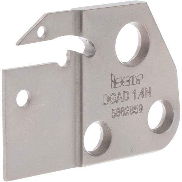 Iscar - 1.4mm Insert Width, Cutoff & Grooving Support Blade for Indexables - 1.1" Max Depth of Cut, 1mm Head Projection - All Tool & Supply