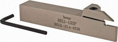 Iscar - HELI, External, Left Hand, 0.236 to 1/4" Groove Width, Indexable Grooving Tool Holder - DG.. 6303, GRIP 6.. Insert Compatibility, 1" Shank Height, 1" Shank Width, 6" OAL - All Tool & Supply