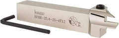 Iscar - HFH, External, Right Hand, 0.47" Max Depth of Cut, 0.157" Max Groove Width, Indexable Grooving Tool Holder - DG.., GRIP, HG.. Insert Compatibility, 1" Shank Height, 1" Shank Width, 6" OAL - All Tool & Supply