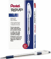 Pentel - Conical Ball Point Pen - Blue - All Tool & Supply