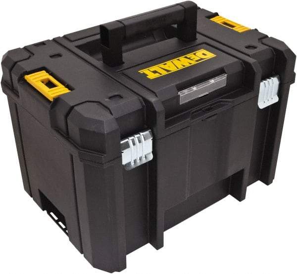 DeWALT - 1 Tray Tool Box - 17-1/4" Wide x 13" Deep x 11-7/8" High, Structural Foam, Black - All Tool & Supply