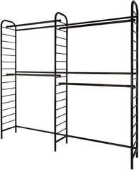 ECONOCO - 16" Wide, 88 High, Open Shelving Accessory/Component - Steel, Semi-Gloss Finish, 96" Long, Use with Ladder System - All Tool & Supply