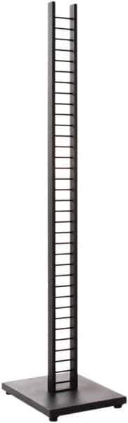 ECONOCO - 12" Wide, 54 High, Open Shelving Accessory/Component - Steel, Matte Finish, 15" Long, Use with Mini-Ladder System - All Tool & Supply